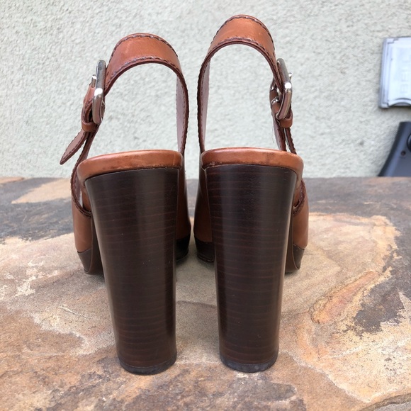 Miu Miu slingback peep-toe platform heels - Picture 7 of 8